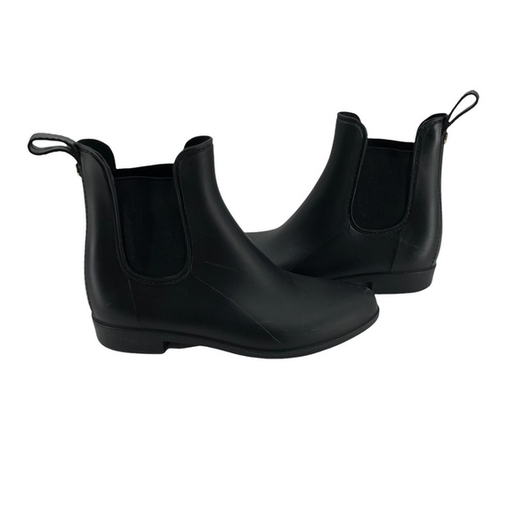 Sam Edelman Matte Black Waterproof Chelsea Boots Size 6 Women's - Picture 1 of 11